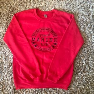 Marine wife sweatshirt